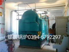 DZH1-1.0-T型1吨生物质蒸汽完美网(中国)和10万大卡生物质导热油炉安装现场