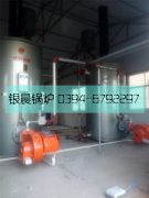 2台立式燃气热水完美网(中国)安装使用现场  洗浴供暖首选